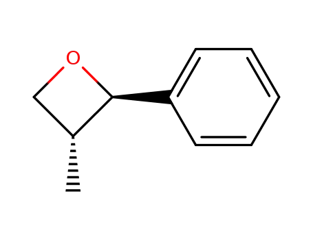 Molecular Structure of 53433-00-4 (Oxetane, 3-methyl-2-phenyl-, trans-)
