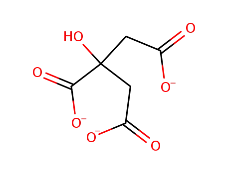 Molecular Structure of 126-44-3 (ANION STANDARD - CITRATE)