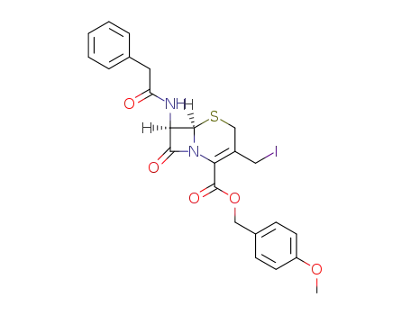 (6R,7R)-4-methoxybenzyl-3-(iodomethyl)-8-oxo-7-(2-phenylacetamido)-5-thia-1-azabicyclo[4.2.0]oct-2-ene-2-carboxylate