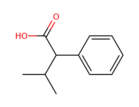 Molecular Structure of 3508-94-9 (2-Isopropyl-2-phenylacetic acid)