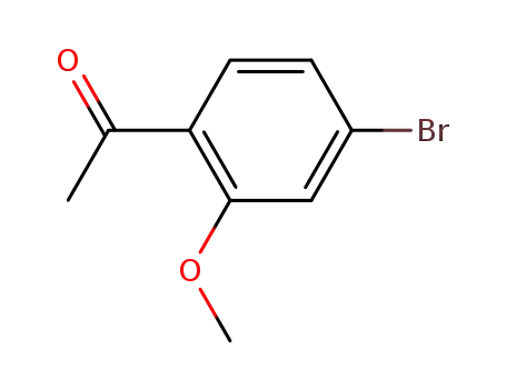 Molecular Structure of 89368-12-7 (1-(4-bromo-2-methoxyphenyl)ethanone)
