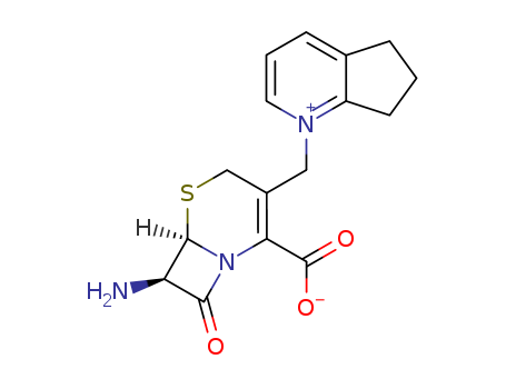 1-[[(6R,7R)-7-Amino-2-carboxy-8-oxo-5-thia-1-azabicyclo[4.2.0]oct-2-en-3-yl]methyl]-6,7-dihydro-5H-cyclopenta[b]pyridinium inner salt