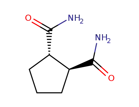 Molecular Structure of 89851-79-6 (1,2-Cyclopentanedicarboxamide)