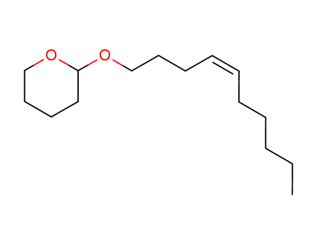 Molecular Structure of 80575-07-1 ((4Z)-1-(Tetrahydropyran-2-yloxy)-4-decene)