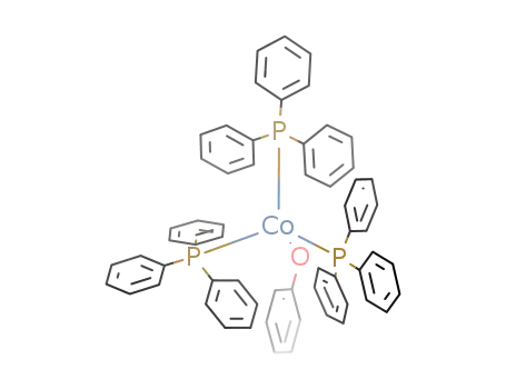 Molecular Structure of 91583-66-3 (phenoxotris(triphenylphosphine)cobalt(I))