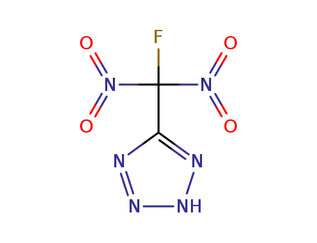 Molecular Structure of 75393-85-0 (5-(fluorodinitromethyl)tetrazole)