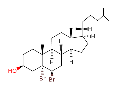 5α,6β-dibromocholestan-3β-ol