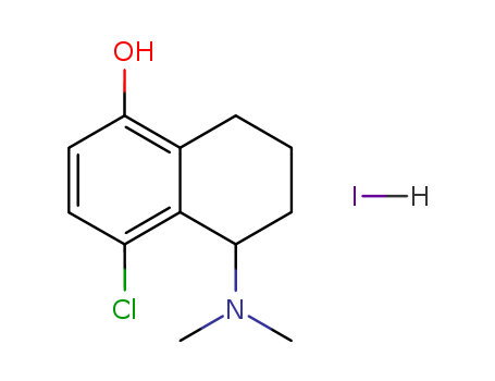 1-Naphthalenol,4-chloro-5-(dimethylamino)-5,6,7,8-tetrahydro-, hydriodide (1:1)