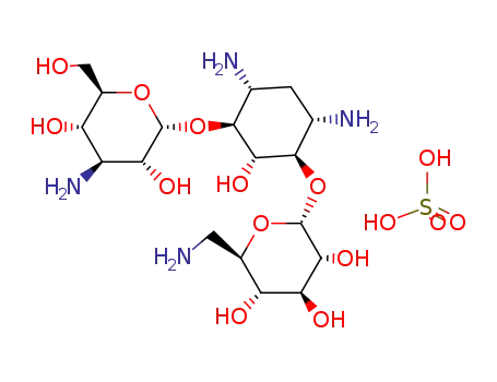 Molecular Structure of 64013-70-3 (KANAMYCIN ACID SULFATE)