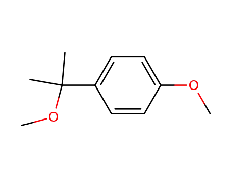 Molecular Structure of 99334-84-6 (Benzene, 1-methoxy-4-(1-methoxy-1-methylethyl)-)