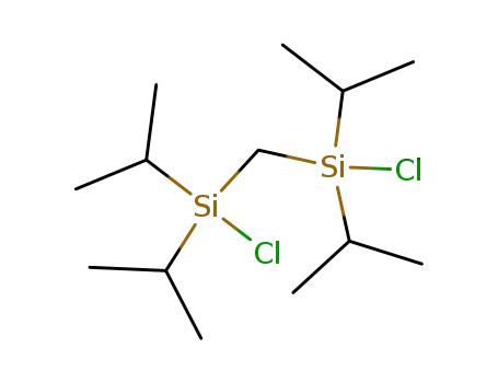 Molecular Structure of 473278-50-1 (Silane, methylenebis[chlorobis(1-methylethyl)-)