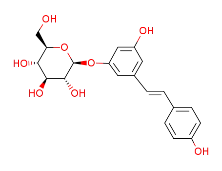 Molecular Structure of 27208-80-6 (Polydatin)