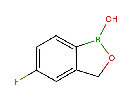 Molecular Structure of 174671-46-6 (5-FLUOROBENZO[C][1,2]OXABOROL-1(3H)-OL)