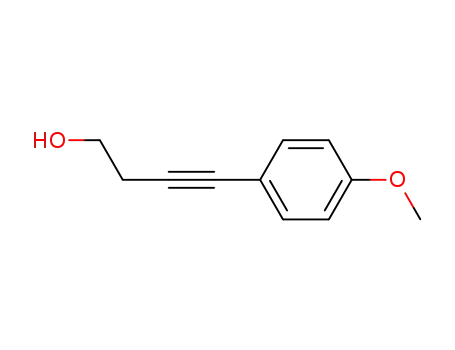Molecular Structure of 52999-15-2 (3-Butyn-1-ol, 4-(4-methoxyphenyl)-)