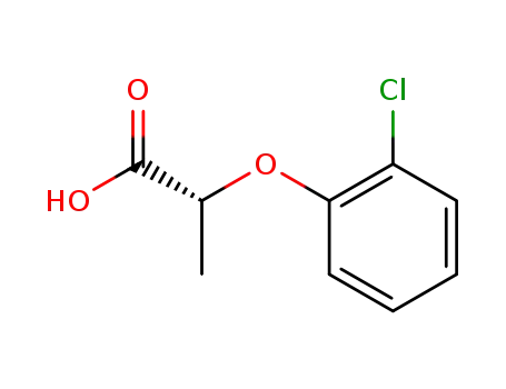 Molecular Structure of 25140-86-7 (2-(2-CHLOROPHENOXY)PROPIONIC ACID)