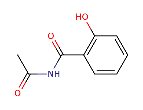 Molecular Structure of 487-48-9 (N-ACETYLSALICYLAMIDE)