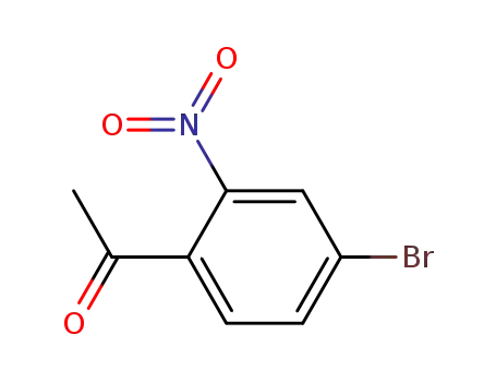 Molecular Structure of 90004-94-7 (ETHANONE, 1-(4-BROMO-2-NITROPHENYL)-)