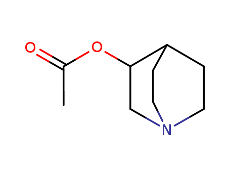 827-61-2,Aceclidine,1-Azabicyclo[2.2.2]octan-3-ol,acetate (ester) (9CI); 3-Quinuclidinol, acetate (6CI,7CI); 3-Quinuclidinol,acetate (ester) (8CI); (?à)-3-Acetoxyquinuclidine; 3-Acetoxyquinuclidine; 3-Hydroxyquinuclidineacetate; 3-Quinuclidinyl acetate; Aceclidin; Aceclidine; NSC 657843;dl-3-Quinuclidinol acetate