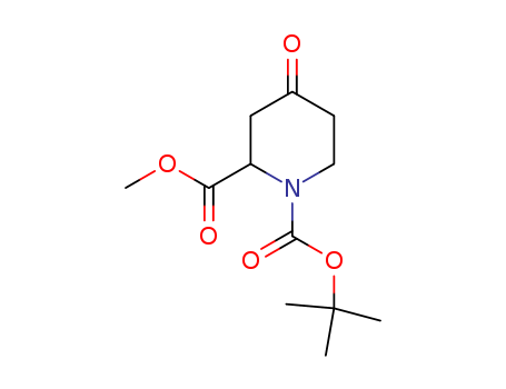 1-tert-Butyl 2-methyl 4-oxopiperidine-1,2-dicarboxylate cas no. 81357-18-8 97%