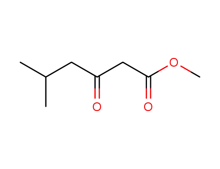 Molecular Structure of 30414-55-2 (5-Methyl-3-oxohexanoic acid methyl ester)
