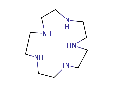 Molecular Structure of 295-64-7 (1,4,7,10,13-Pentaazacyclopentadecane)