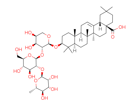 3-{[6-deoxyhexopyranosyl-(1->2)hexopyranosyl-(1->2)pentopyra...