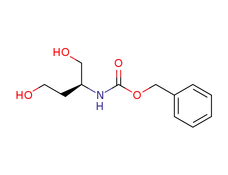 Molecular Structure of 118219-23-1 ((S)-2-CBZ-AMINO-BUTANE-1,4-DIOL)