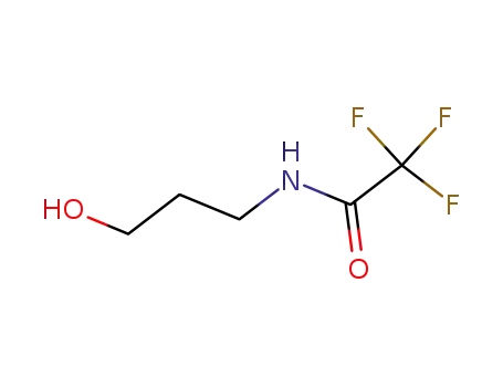 Molecular Structure of 78008-15-8 (Acetamide,2,2,2-trifluoro-N-(3-hydroxypropyl)-)
