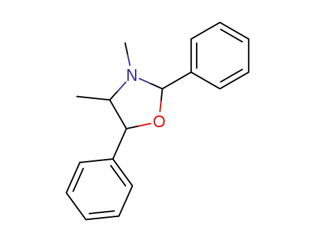 Molecular Structure of 36298-43-8 ((4S,5S)-3,4-dimethyl-2,5-diphenyl-1,3-oxazolidine)