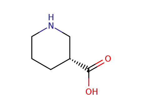 Molecular Structure of 25137-00-2 ((R)-(-)-Nipecotic acid)
