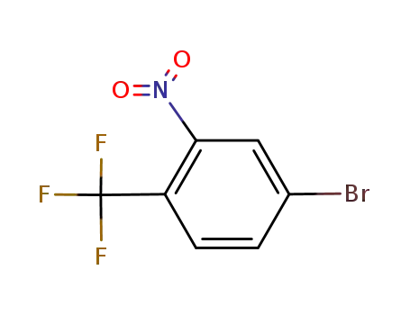 Molecular Structure of 251115-21-6 (4-Bromo-2-nitro-1-(trifluoromethyl)benzene)