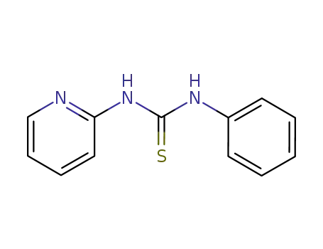 Molecular Structure of 886-60-2 (1-PHENYL-3-(2-PYRIDYL)-2-THIOUREA)