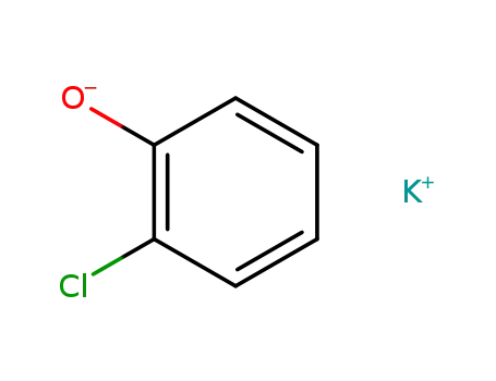 Molecular Structure of 3046-25-1 (Phenol, 2-chloro-, potassium salt)