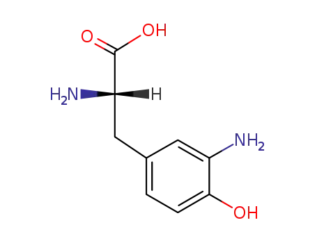 Molecular Structure of 300-34-5 (3-Amino-L-tyrosine)
