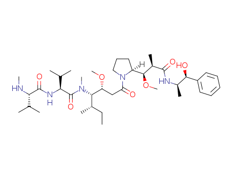 (S)-N-((3R,4S,5S)-3-methoxy-1-((S)-2-((1R,2R)-1-methoxy-2-methyl-3-oxo-3-(((2S,3R)-3-phenylbutan-2-yl)amino)propyl)pyrrolidin-1-yl)-5-methyl-1-oxoheptan-4-yl)-N,3-dimethyl-2-((S)-3-methyl-2-(methylami