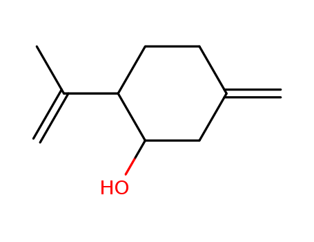 Molecular Structure of 136997-72-3 (Cyclohexanol, 5-methylene-2-(1-methylethenyl)-)
