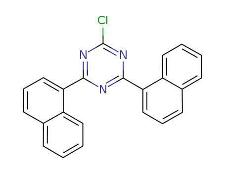 78941-32-9,1,3,5-triazine,2-chloro-4,6-di-1-naphthalenyl-,1,3,5-triazine,2-chloro-4,6-di-1-naphthalenyl-;2-chloro-4,6-di(naphthalen-1-yl)-1,3,5-triazine