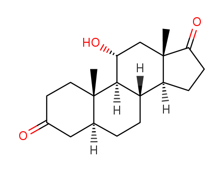 5α-androstan-11α-ol-3, 17-dione
