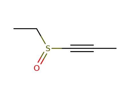 Molecular Structure of 25558-06-9 (1-Ethylsulfinylpropyne)