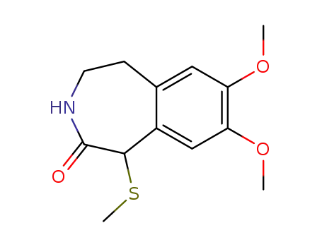 2,3,4,5-tetrahydro-7,8-dimethoxy-1-methylthio-3-benzazepin-2(1H)-one