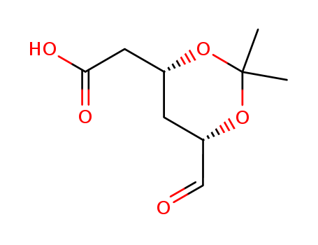 cis-(4R,6S)-2,2-dimethyl-6-formyl-1,3-dioxane-4-acetic acid