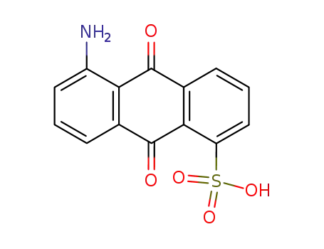 Molecular Structure of 4095-82-3 (1-AMINO ANTHRAQUINONE-5-SULFONIC ACID SODIUM SALT)