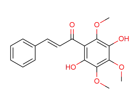 Molecular Structure of 521-51-7 (3',6'-DIHYDROXY-2',4',5'-TRIMETHOXYCHALCONE)
