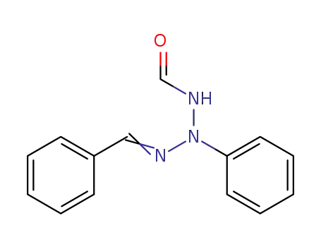 Molecular Structure of 24720-71-6 (1-benzylidene-3-formyl-2-phenyl-triazane)