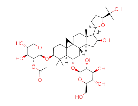 Molecular Structure of 84676-89-1 (Astragaloside II)