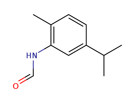 N-(2-methyl-5-propan-2-yl-phenyl)formamide cas  4474-14-0