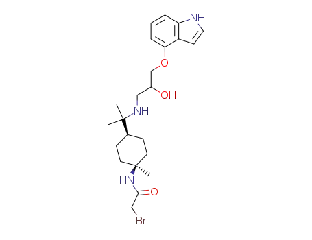 Molecular Structure of 106469-52-7 ((+/-)-PINDOBIND)