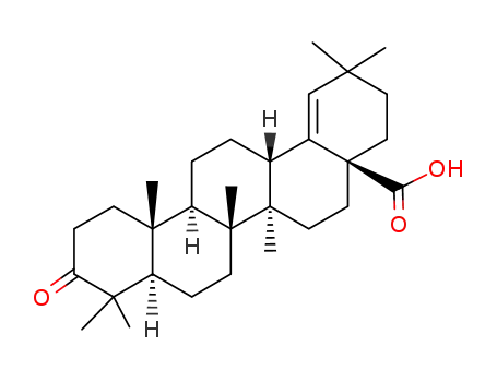 Molecular Structure of 6713-27-5 (moronic acid)