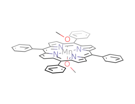 Molecular Structure of 83095-80-1 (dimethoxomanganese(IV) tetraphenylporphyrin)