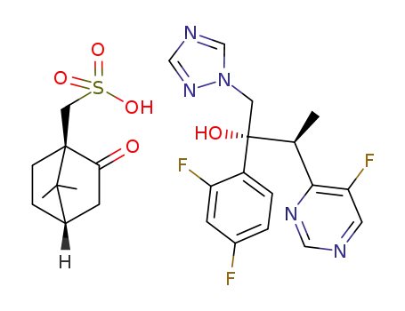 Molecular Structure of 137234-71-0 (Voriconazole)